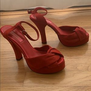 Betsey Johnson Red Maryjane